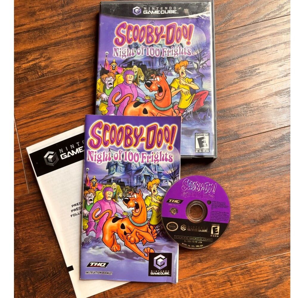 Nintendo Gamecube Scooby-Doo! Night of 100 Frights Complete CIB Tested!